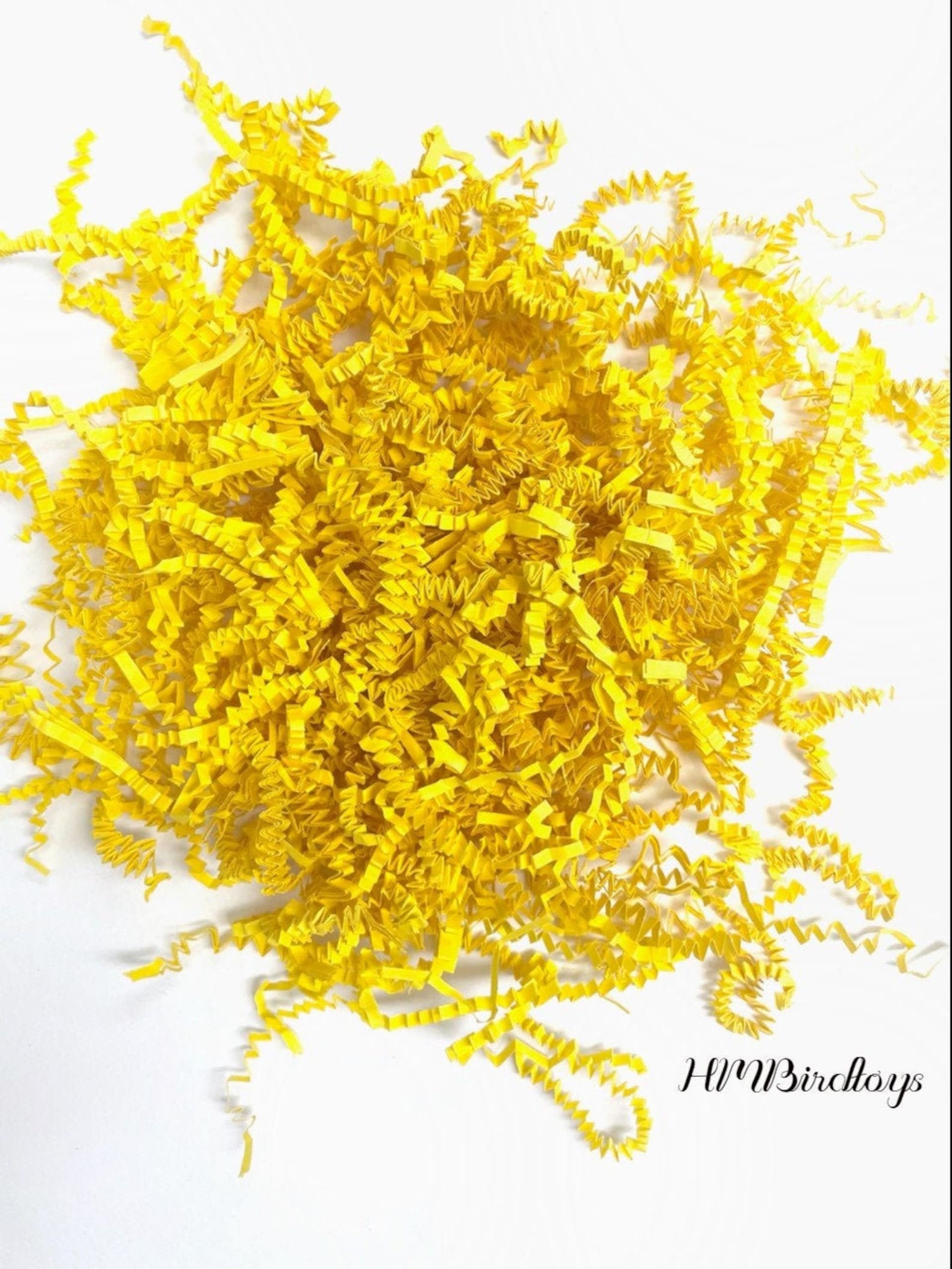 Yellow Crinkle Paper 1oz/5oz Bird Toy Parts Parrot Toy Etsy