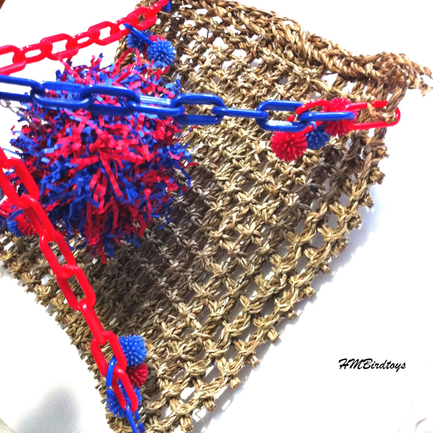 Bird Toy Crinkle Fun Mat 0004 Parrot Toy Shreddable Bird Etsy