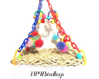 Small Animal Toy Sea Tunnel #0068 Parrot Toy Bird Toy Shreddable Bird Toy Shreddable Parrot Toy