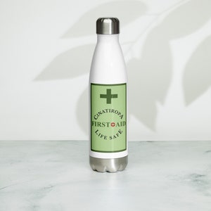 Resident Evil First Aid Cinatropa Stainless Steel Water Bottle