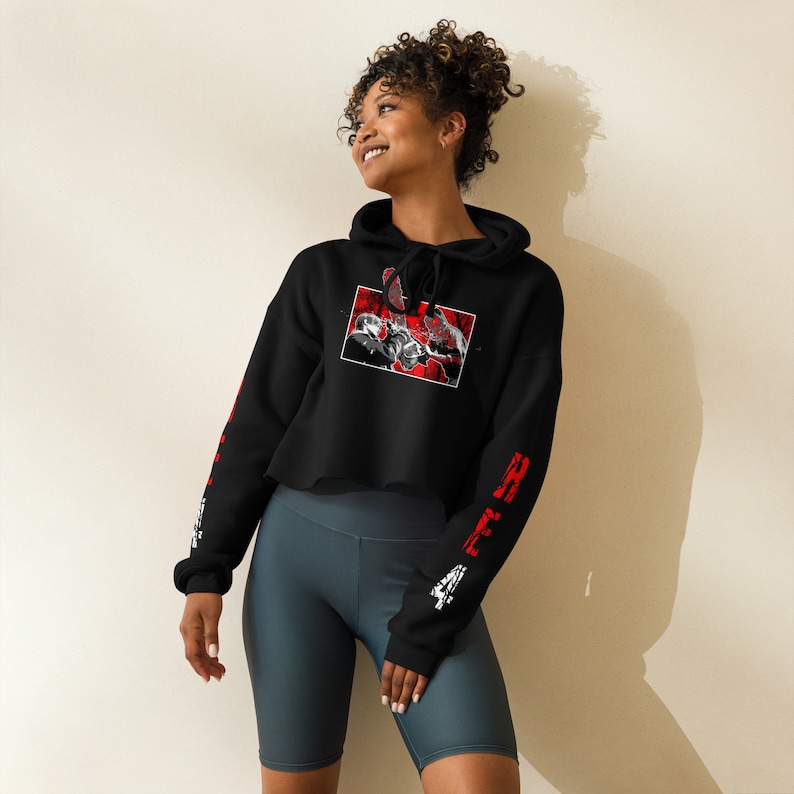 Resident Evil 4 Chainsaw Crop Hoodie
