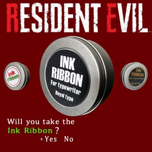Resident Evil Ink Ribbon Labels
