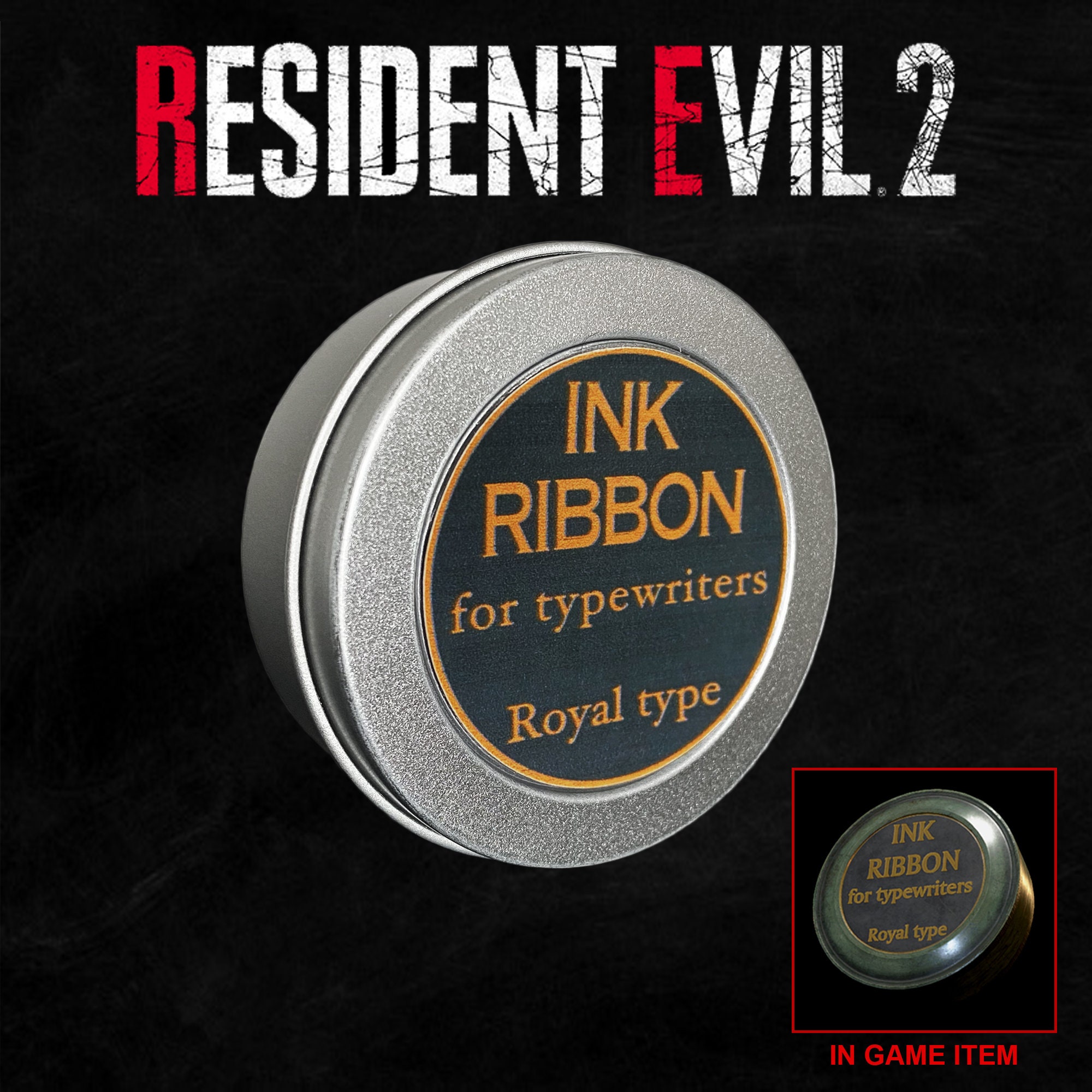 Resident Evil Ink Ribbon Labels Etsy