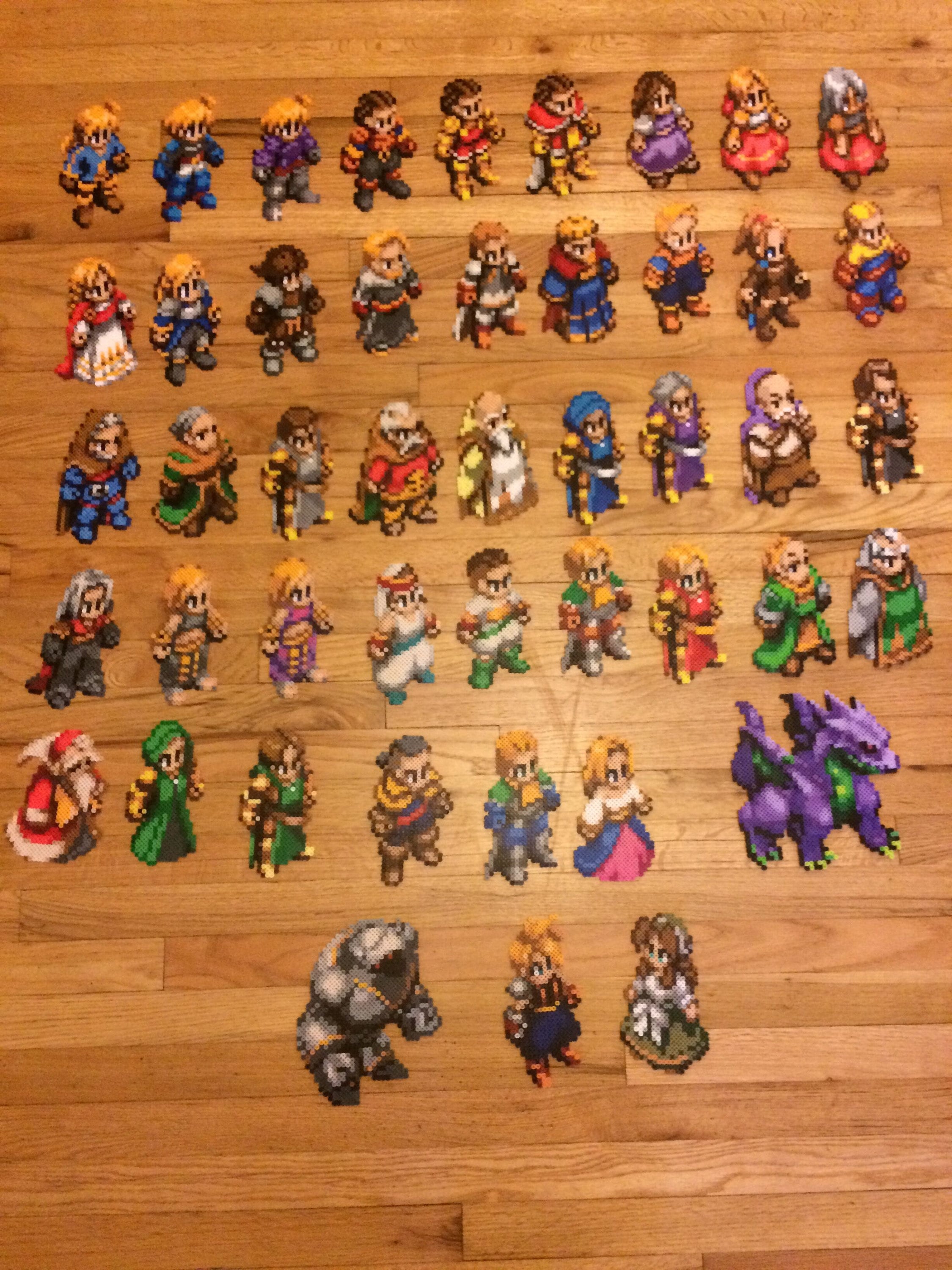 Final Fantasy Tactics Perler Characters - Etsy