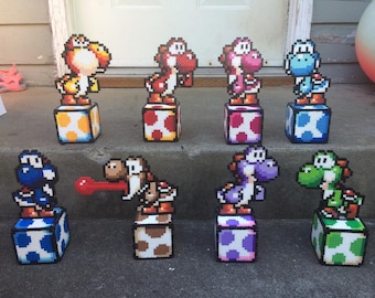 スーパーマリオワールド2 ヨッシーアイランド - ピクセルビーズ