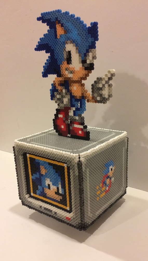 STL file sonic 3d lego spinner - with mesh 👽・3D printer model to  download・Cults