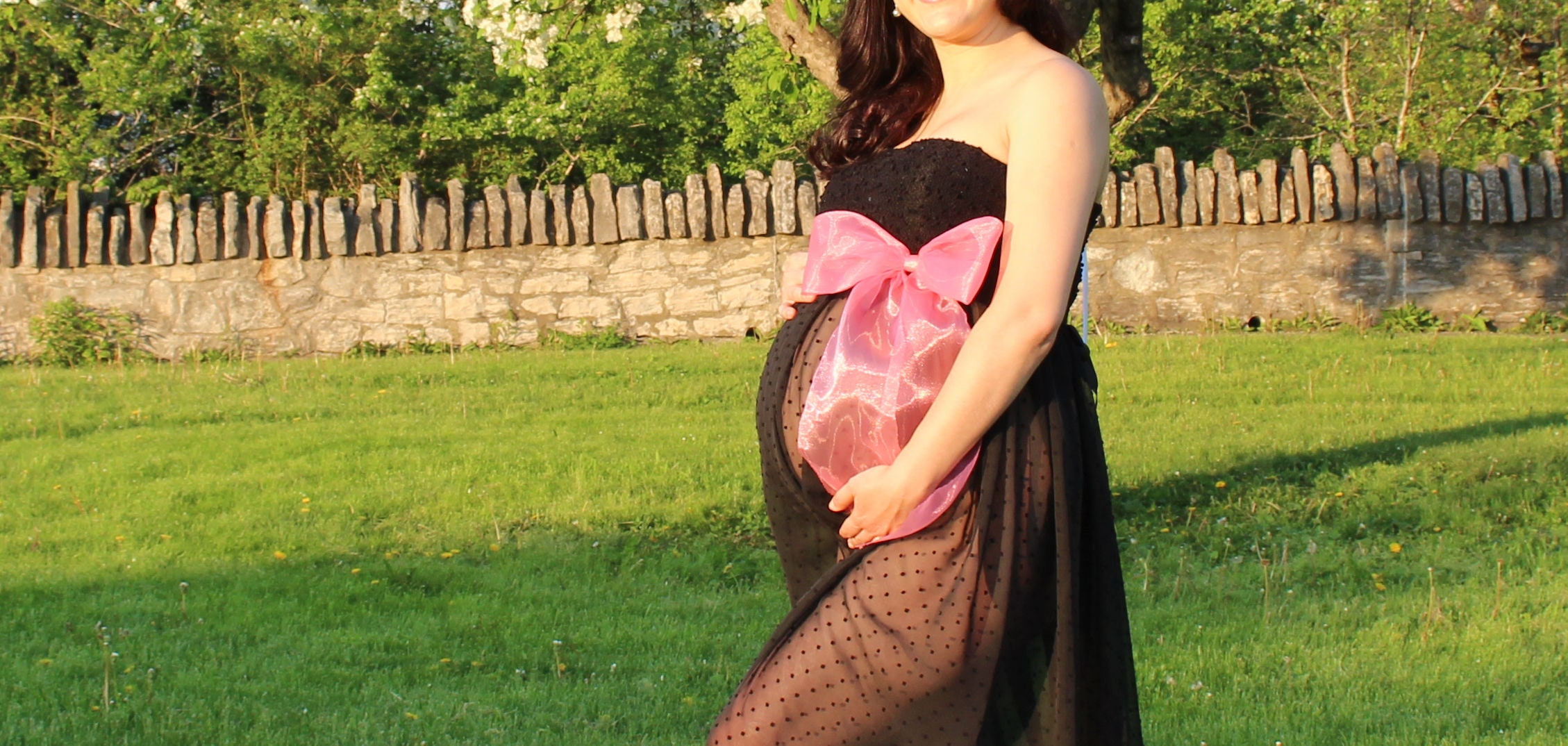 Pink Maternity Gown -  Canada