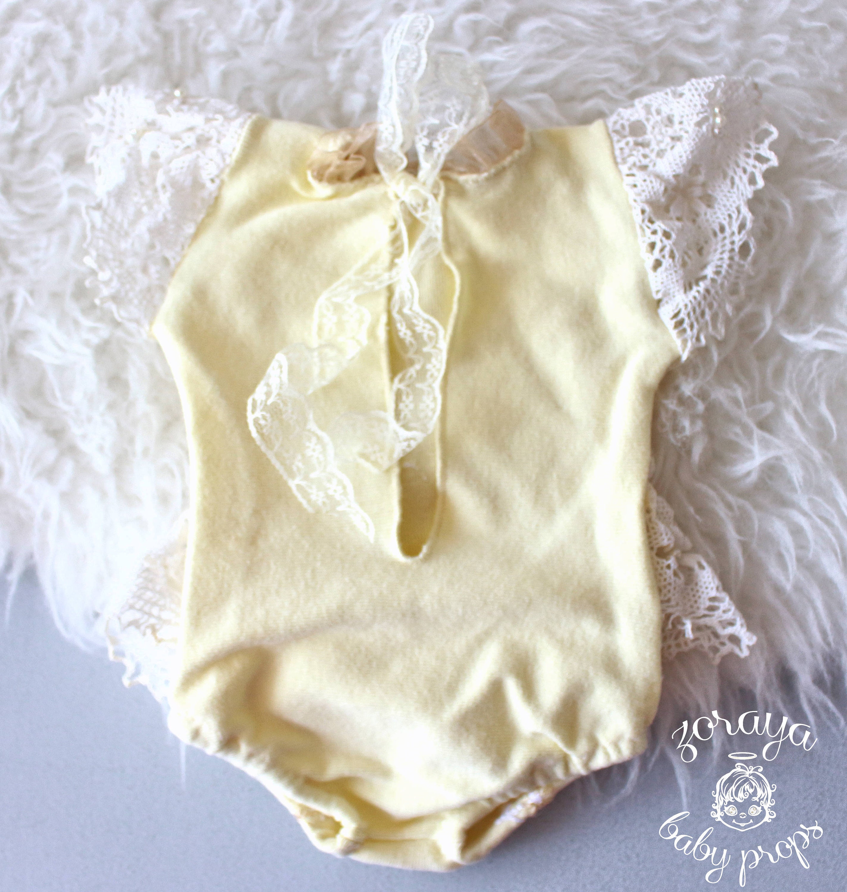 Newborn Romper Baby Rompers Yellow Rompers Girls Props | Etsy