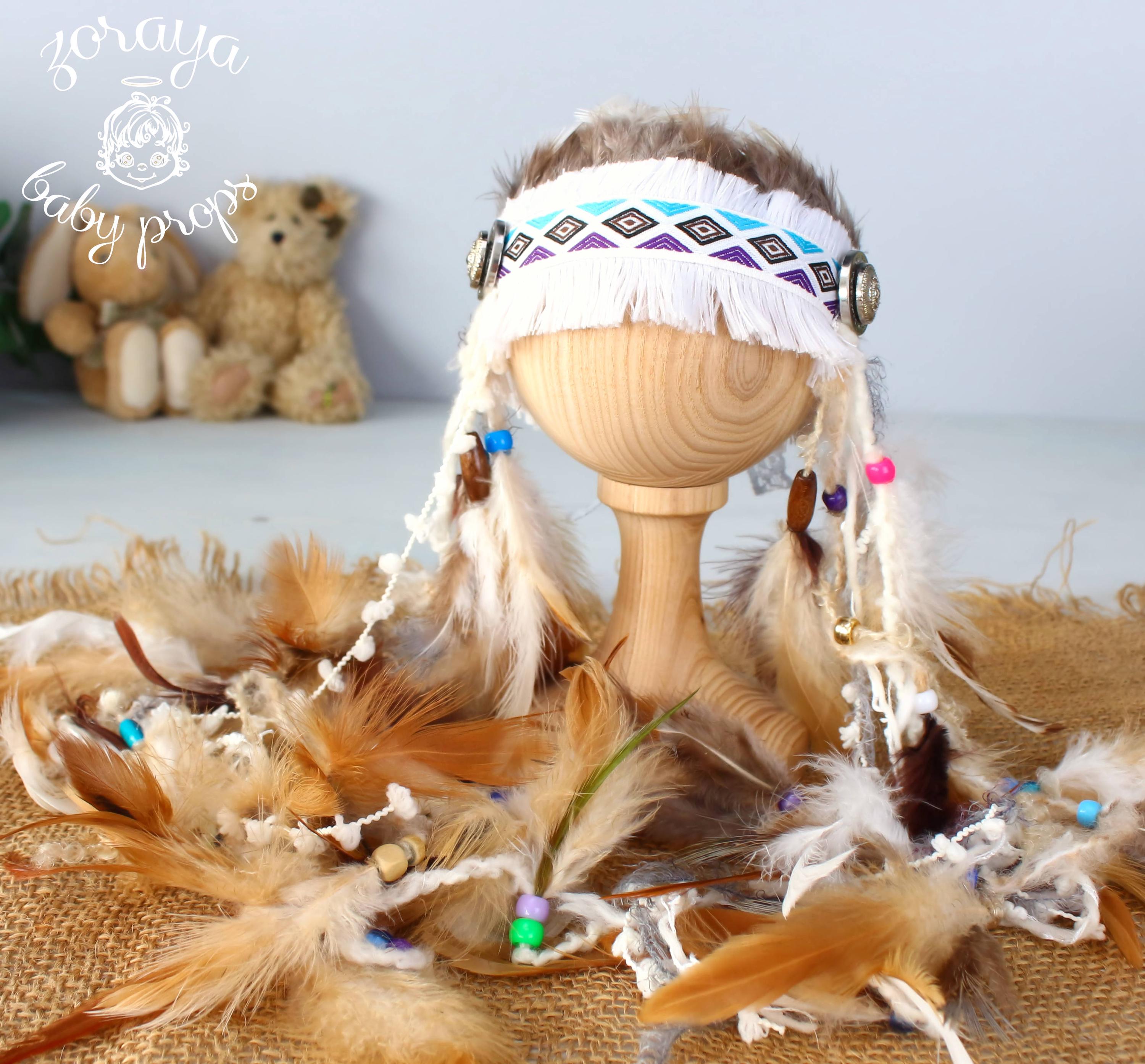 Head Feather accessorie Feather Headband Flapper Headpiece for Kids - Soft  main image 3