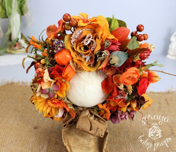 Autum Floral Bonnet! The Printed Pixie Bonnet - Autumn Floral main image 4