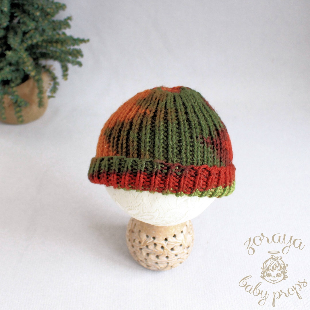Green Baby Boy Hat, Toddlers Hat, Baby Hat, Sitter Hat, Knit Baby Hat
