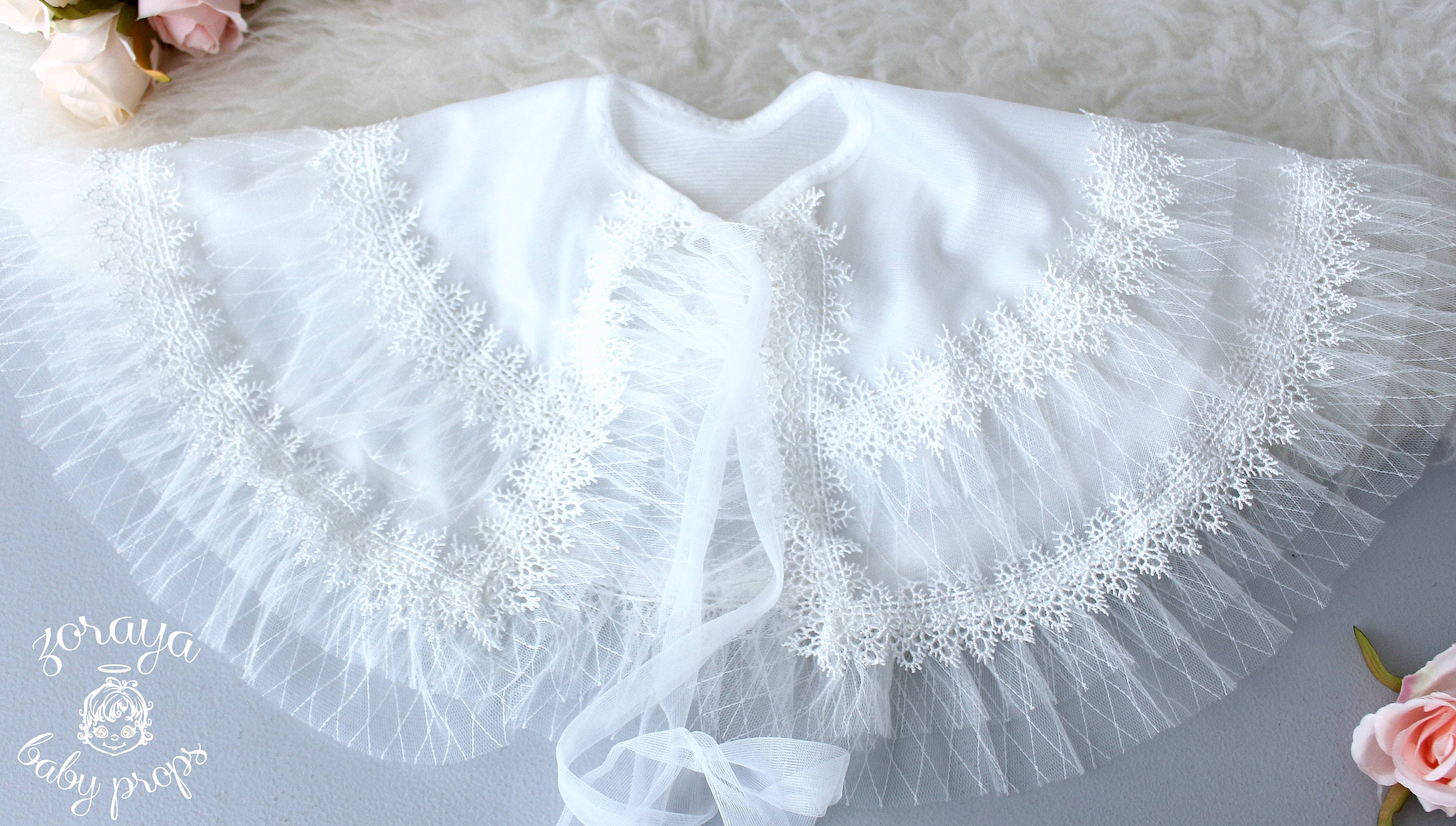 White Lace Poncho - Beyoutiful Blog