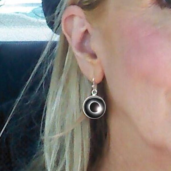 Total Solar Eclipse Jewelry Earrings