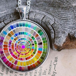 Art Teacher Gift  -Watercolour Palette Necklace - Gift for Artist - watercolor art student