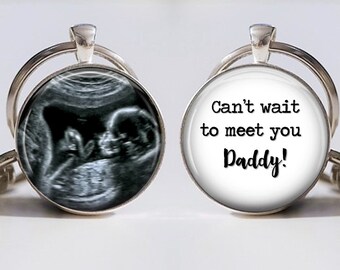 sonogram keychain for dad