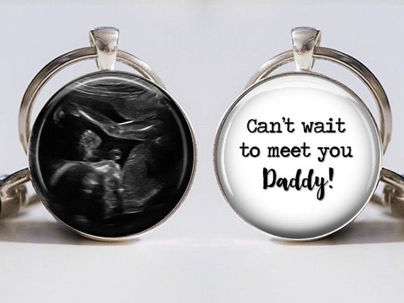 sonogram keychain for dad