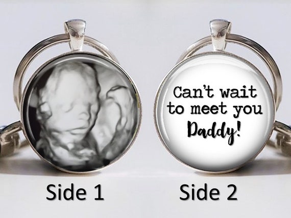 sonogram keychain for dad