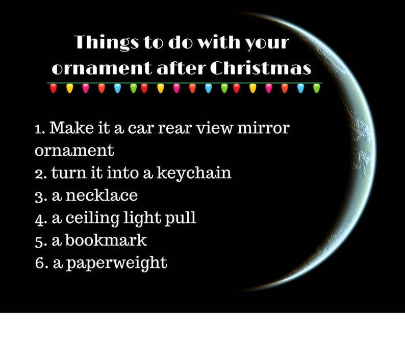 2 Eclipse Photo Christmas ornament sterling silver plated with the Date of Eclipse Solar Eclipse 2017 Ornament