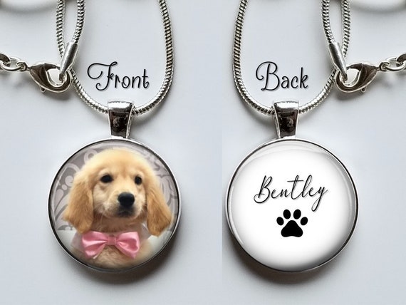 Always In My Heart Personalized Pet Memorial Necklace