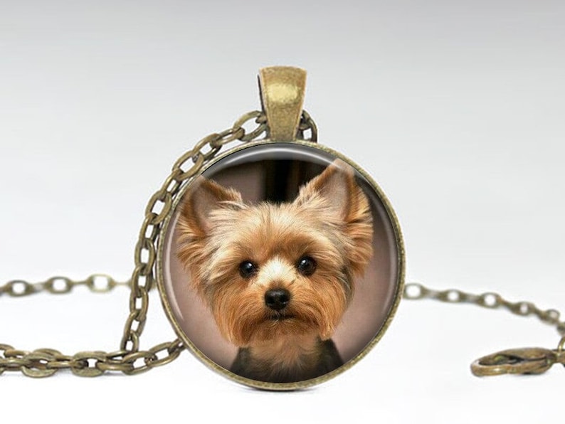 Dog Necklace Dog Photo Necklace Custom Personalized Etsy