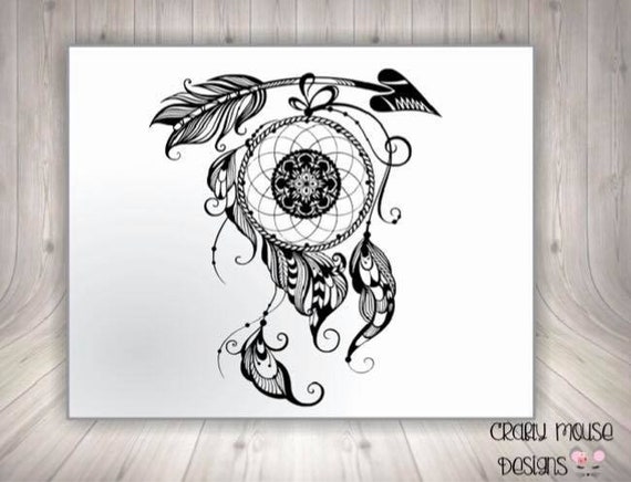 dream catcher car decal