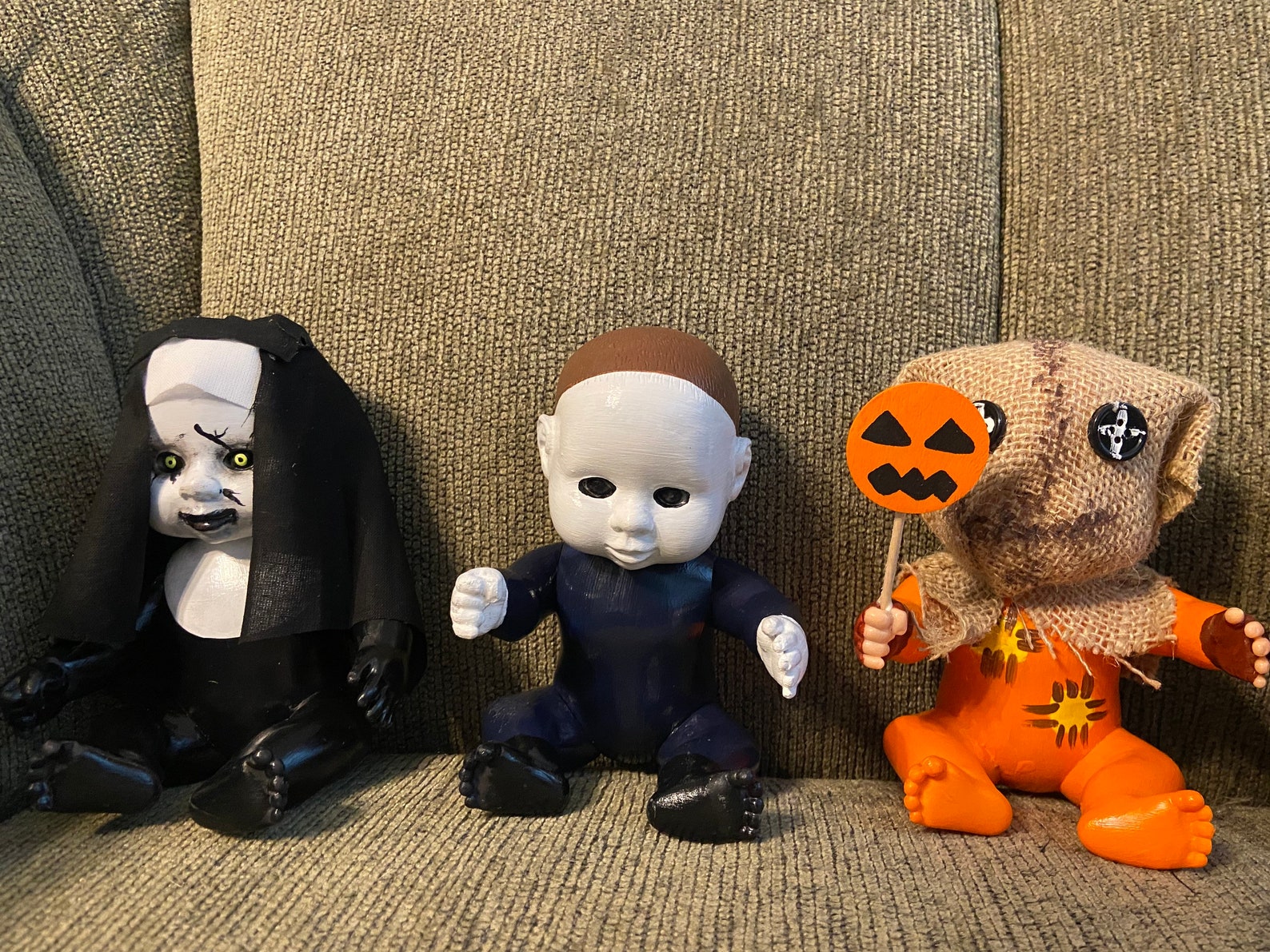 Horror Baby Dolls Hand Painted for Halloween - Etsy