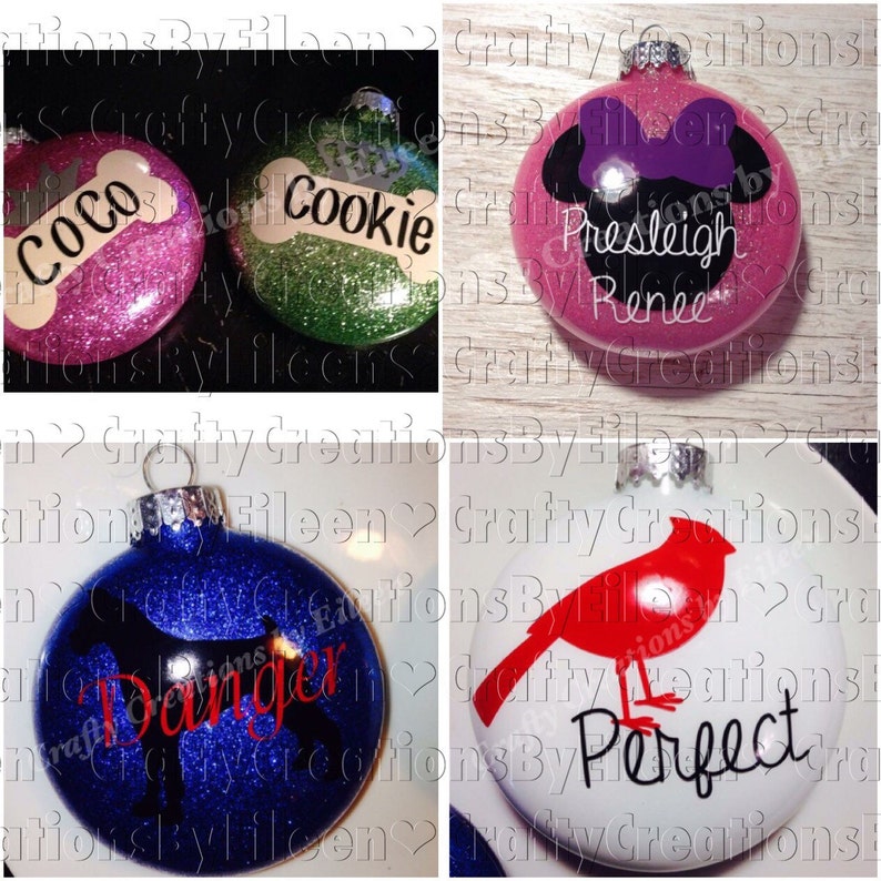Christmas Ornaments/custom Ornaments/ Christmas Bulbs/ Custom Etsy