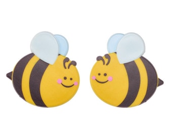 Bumble Bee Layon Cake Topper - 2 Bees