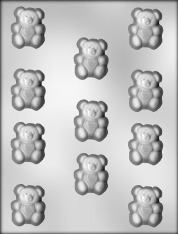 Teddy Bear Chocolate Mold 1 1/2 9011703 Etsy