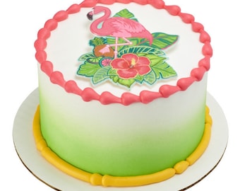 Flamingo Layon Cake Topper