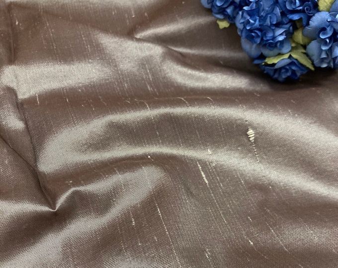 Leek Green Silk Shantung 54