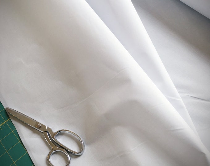 Domestic Organdy Fabric - Cotton Organdy - White White Starched Organdy ...