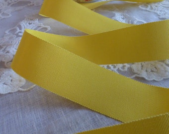 1.5" wide Sunshine Yellow Belting Ribbon to fit the "Shield" Reproduction Buckles! Please choose the length you want!