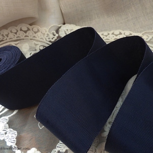 1.5&quot; wide Navy Blue Belting Ribbon to fit the &quot;Shield&quot; Reproduction Buckles! Please choose the length you want!