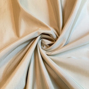 Cotton Faille - Light-Medium Weight Dress Fabric - Ivory-Beige Dyable Cotton Faille - Dye-able - 45&quot; Wide, by the yard - EP Cotton #393