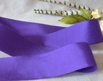 2" wide Royal Purple Belting Ribbon to fit the "Fleur" and "Bee" Reproduction Buckles! Please choose the length you want!