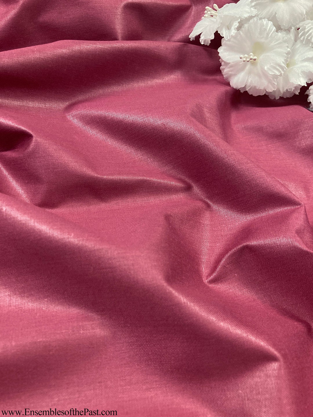 Polished Cotton Fabric - Berry Sorbet - Glazed Cotton - 100