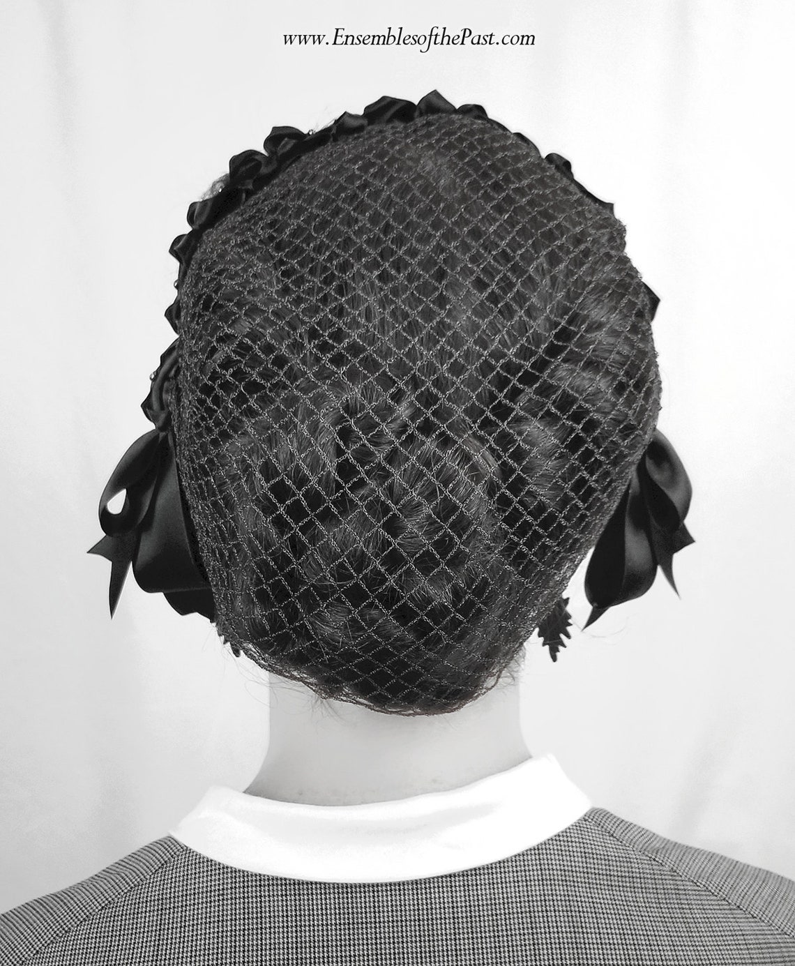 Mid19th Century Silk Ribbon Hair Net Kit All Materials and Etsy