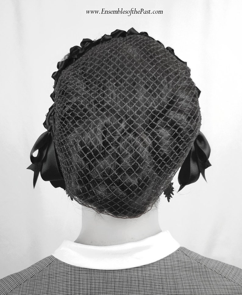Mid-19th Century Silk Ribbon Hair Net Kit - All Materials and Complete ...