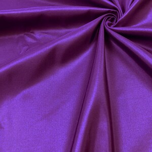 Royal Purple Taffeta Silk Fabric