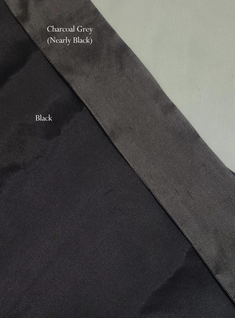 Corbata de hombre de ancho medio del siglo XIX - 100 % seda - ¡En existencia y lista para enviar! Elige tu color - ¡Instrucciones para atar incluidas! Tamaño: mediano. imagen 3