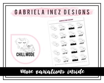 Cutesy Pajamas Planner Stickers - Perfect for any standard planners, bullet journals, agendas, notebooks, mini planners, etc.