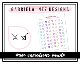 Done & Cancelled Check Box Planner Stickers - Perfect for any standard planners, bullet journals, agendas, notebooks, mini planners, etc.