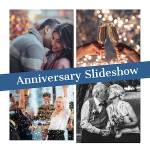 Anniversary Slideshow Keepsake Wedding Work Business Milestone Video Photo Montage Celebration Memories Event Party