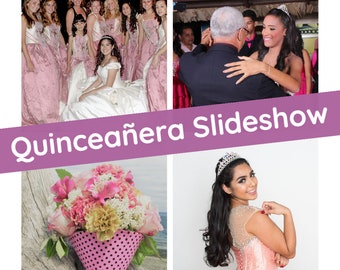 Quinceañera Photo Slideshow Video: Birthday, Sweet 16, Celebration, Keepsake