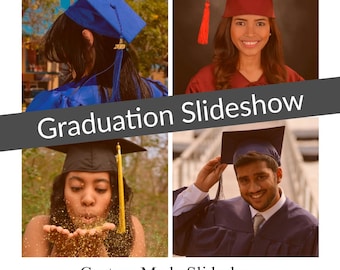 Custom Graduation Photo Slideshow: Kindergarten Video Montage (Digital Delivery)