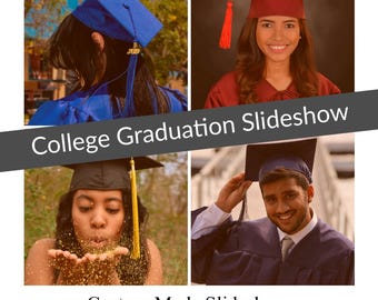 College Graduation Photo Slideshow: Digital Video Montage, Celebration Slideshow