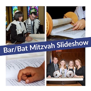 Custom Bar/Bat Mitzvah Slideshow Video Montage: Milestone, Keepsake, Celebration, Event, Keepsake
