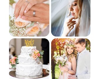 Wedding Slideshow with Music, Custom Wedding Slideshow, Photo Montage, Keepsake, Digital Slideshow, MP4