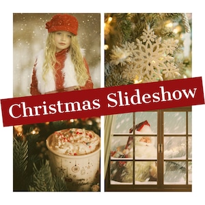 Christmas Slideshow / Video Photo Montage / Gift / Celebration / Keepsake / Family / Tradition / Memories